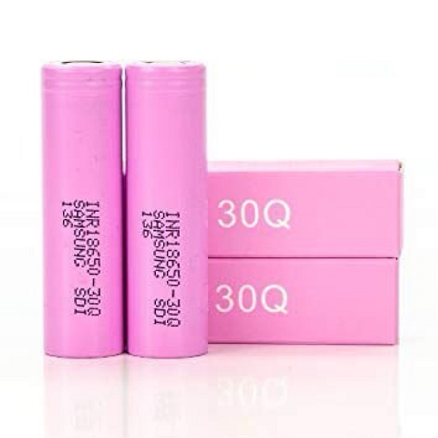 Bateria - 18650 - 30Q - 3000mAh - High Drain - SAMSUNG ®
